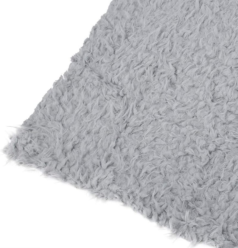 Grey Newborn Baby Photography Blanket Super Soft Plush Background Prop 0 3 Months - Image 2